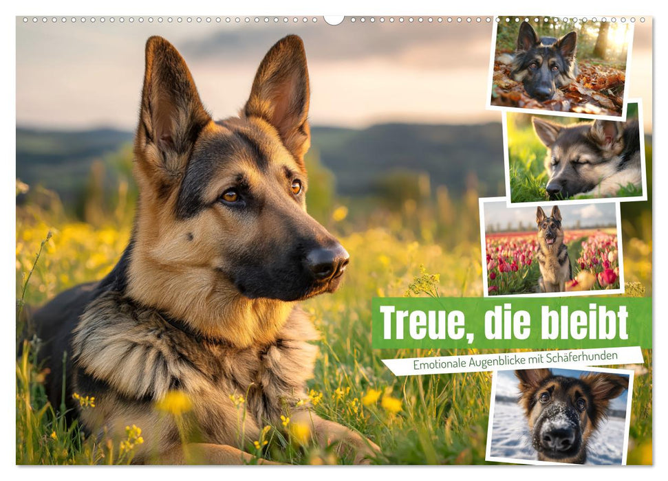 Treue, die bleibt. Emotionale Augenblicke mit Schäferhunden. (CALVENDO Wandkalender 2027)