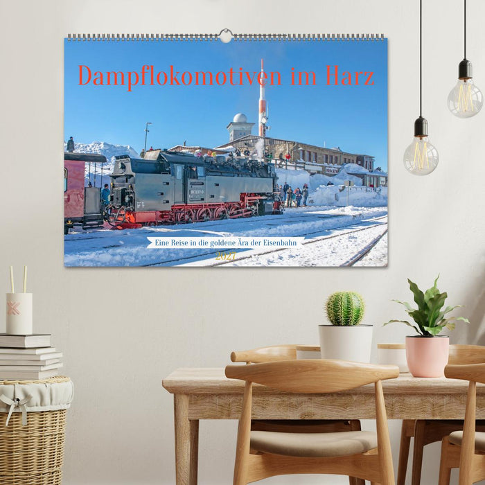 Dampflokomotiven im Harz - Eine Reise in die goldene Ära der Eisenbahn (CALVENDO Wandkalender 2027)