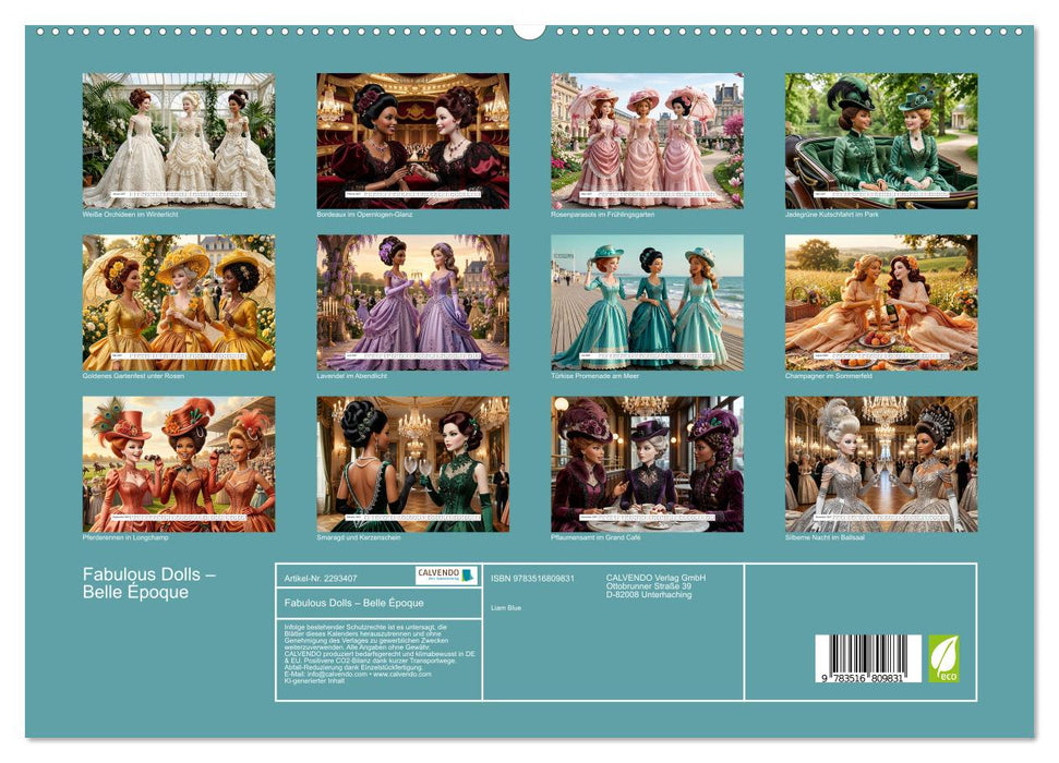 Fabulous Dolls – Belle Époque (CALVENDO Premium Wandkalender 2027)