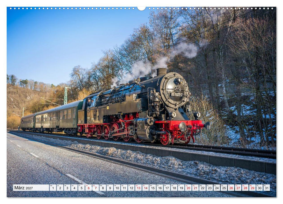Dampflokomotiven im Harz - Eine Reise in die goldene Ära der Eisenbahn (CALVENDO Premium Wandkalender 2027)