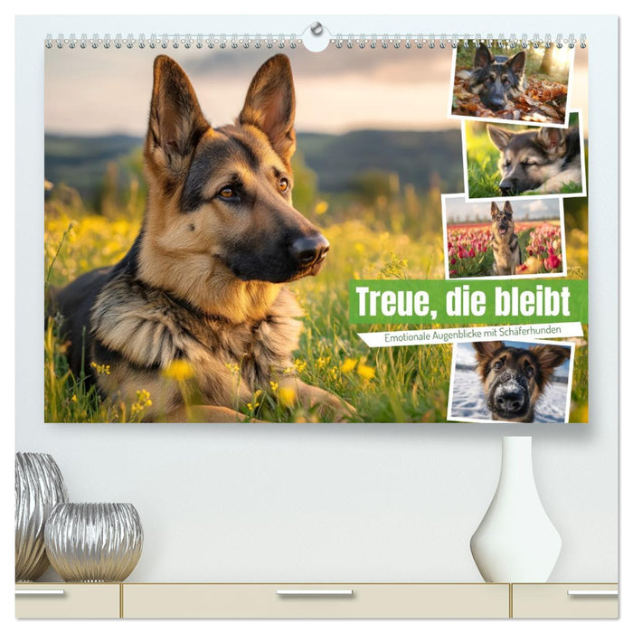 Treue, die bleibt. Emotionale Augenblicke mit Schäferhunden. (CALVENDO Premium Wandkalender 2027)