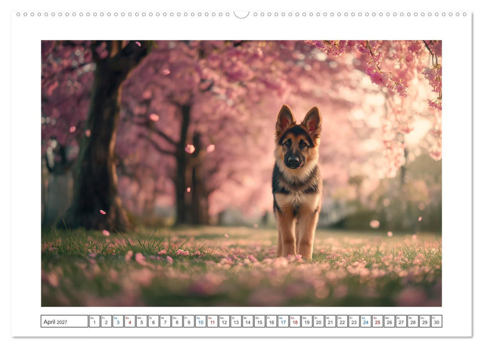 Treue, die bleibt. Emotionale Augenblicke mit Schäferhunden. (CALVENDO Premium Wandkalender 2027)