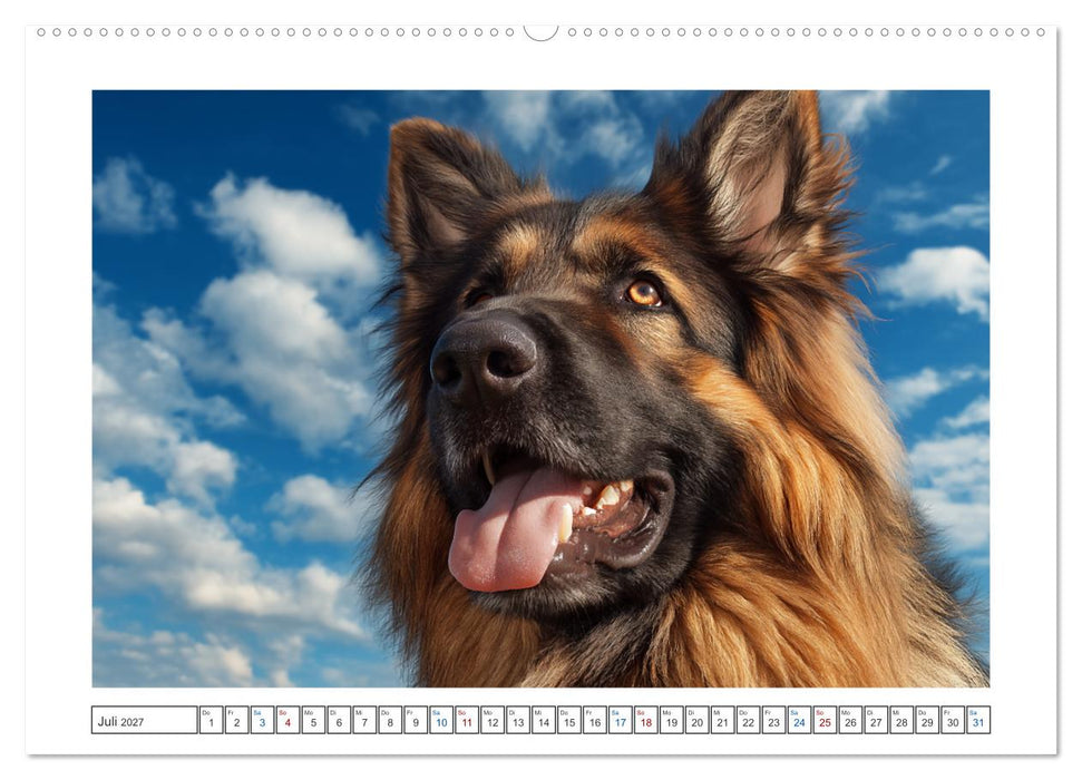 Treue, die bleibt. Emotionale Augenblicke mit Schäferhunden. (CALVENDO Premium Wandkalender 2027)