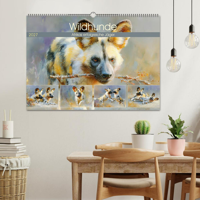 Wildhunde. Afrikas erfolgreiche Jäger (CALVENDO Wandkalender 2027)