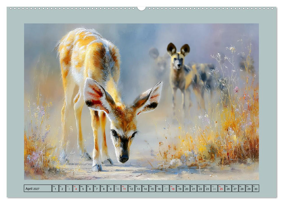 Wildhunde. Afrikas erfolgreiche Jäger (CALVENDO Wandkalender 2027)