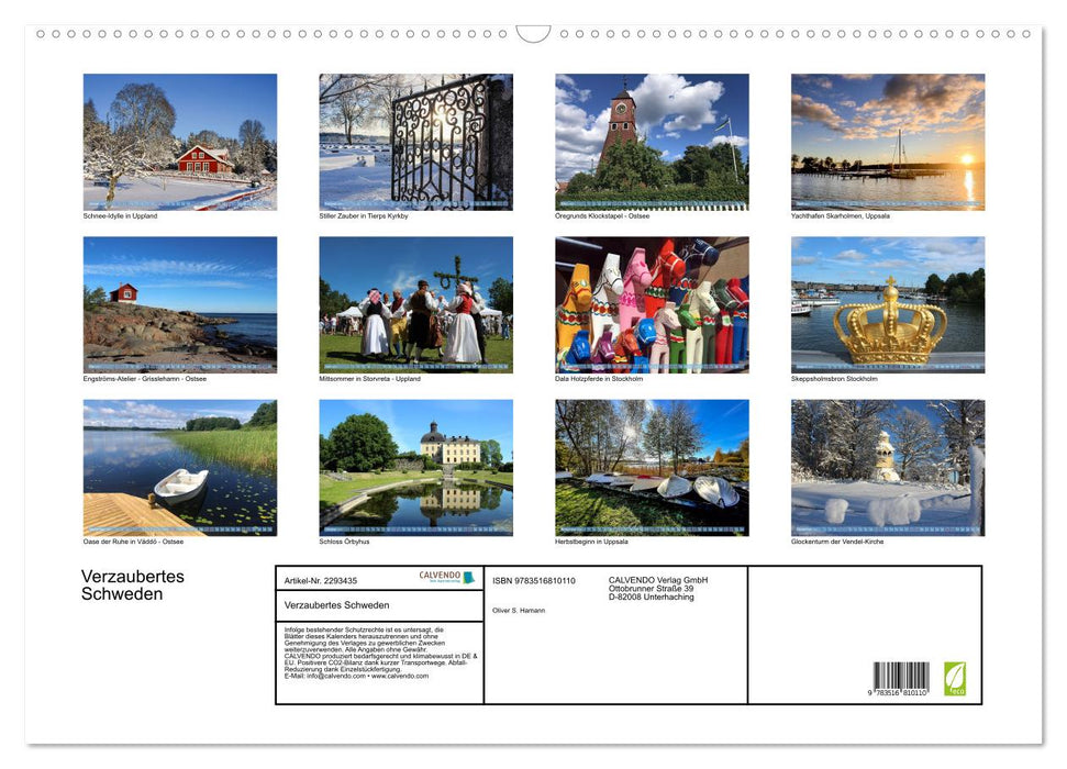 Verzaubertes Schweden (CALVENDO Wandkalender 2027)