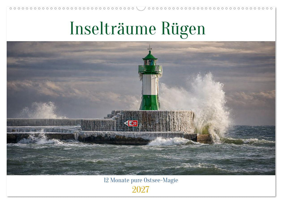 Inselträume Rügen – 12 Monate pure Ostsee-Magie (CALVENDO Wandkalender 2027)