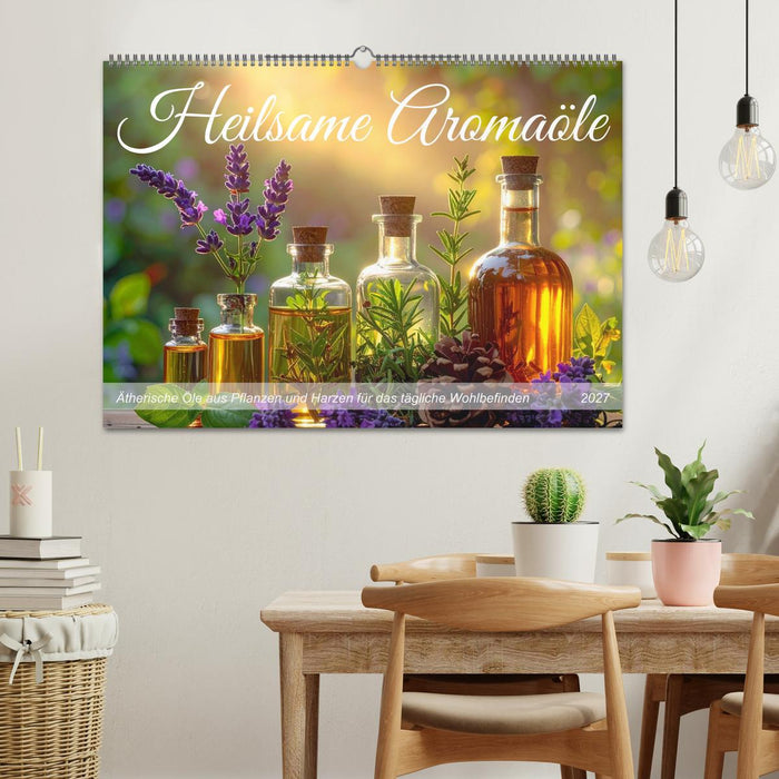Heilsame Aromaöle (CALVENDO Wandkalender 2027)