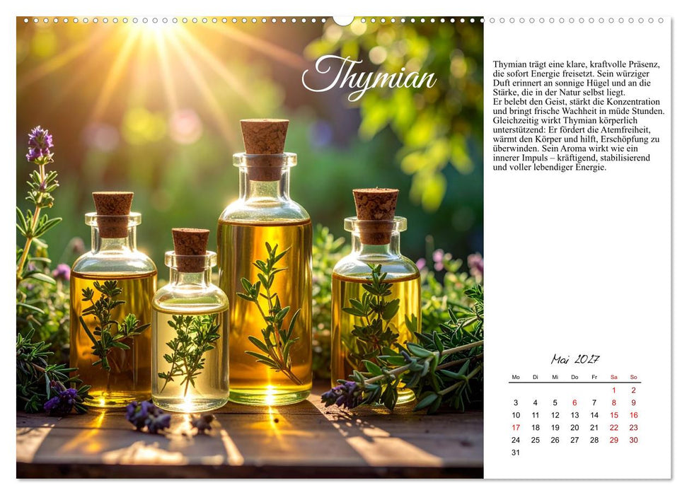 Heilsame Aromaöle (CALVENDO Premium Wandkalender 2027)