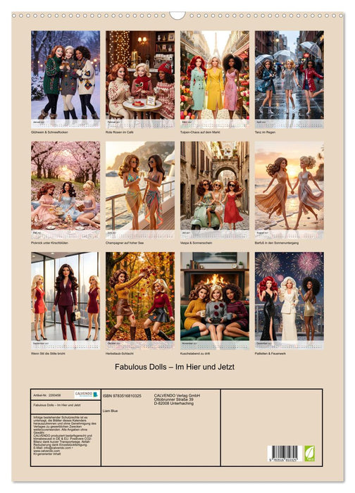 Fabulous Dolls – Im Hier und Jetzt (CALVENDO Wandkalender 2027)