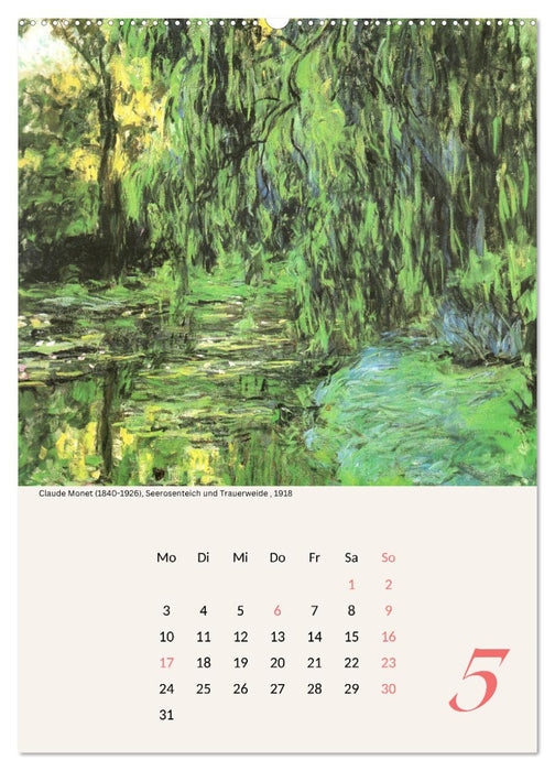 Claude Monet Impressionen 2027 (CALVENDO Wandkalender 2027)