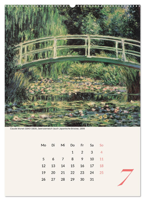 Claude Monet Impressionen 2027 (CALVENDO Premium Wandkalender 2027)