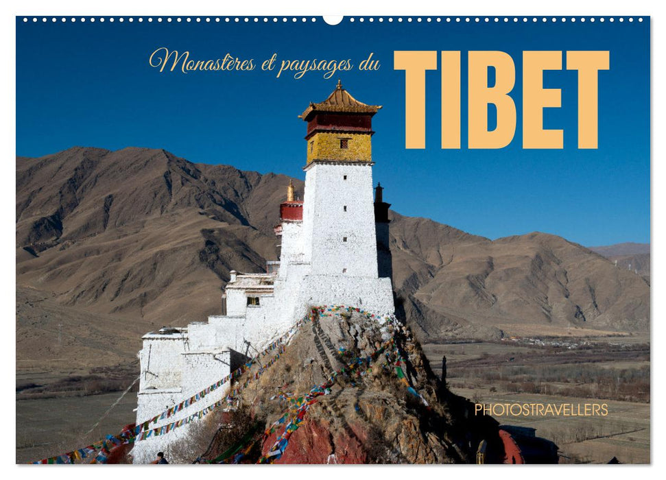 Monastères et paysages du Tibet (CALVENDO Calendrier mensuel 2027)