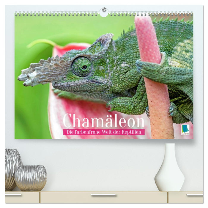 Chamäleon: Die farbenfrohe Welt der Reptilien (CALVENDO Premium Wandkalender 2027)