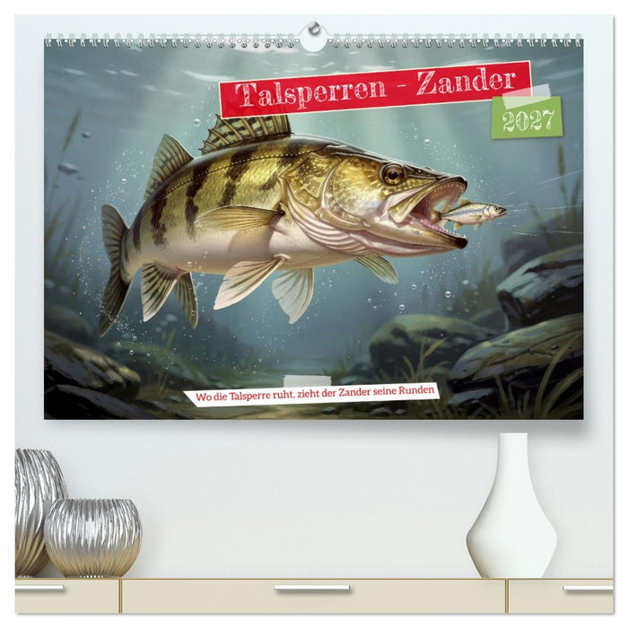 Talsperren - Zander (CALVENDO Premium Wandkalender 2027)