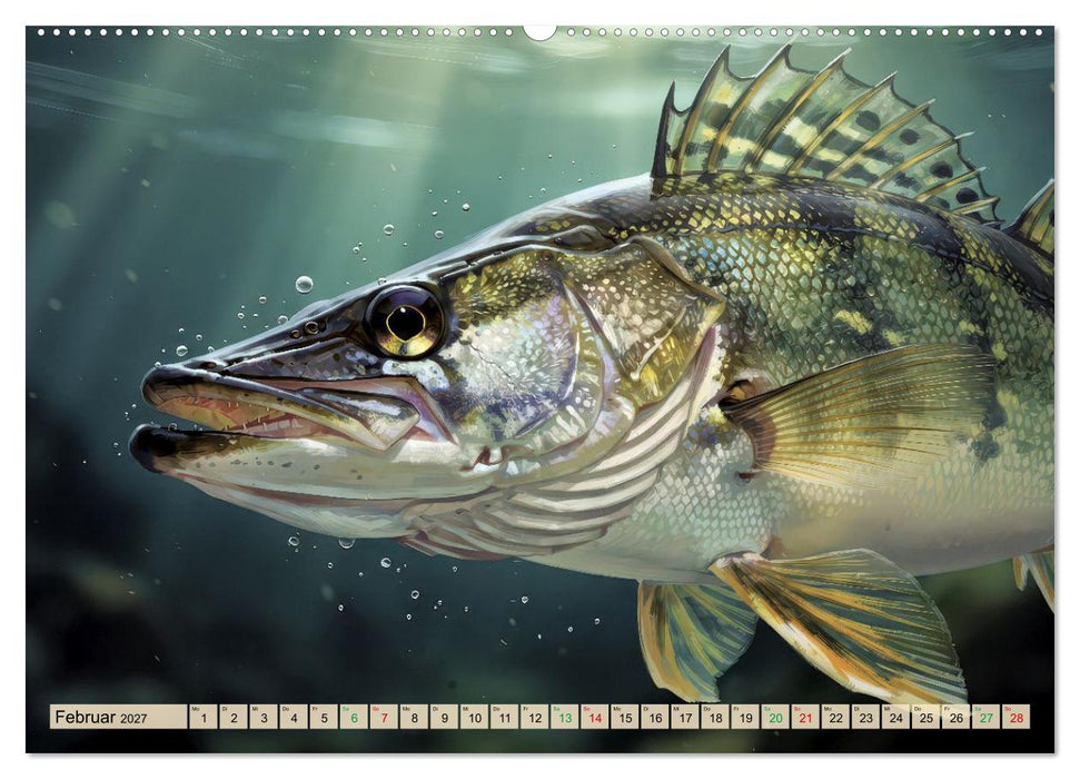 Talsperren - Zander (CALVENDO Premium Wandkalender 2027)