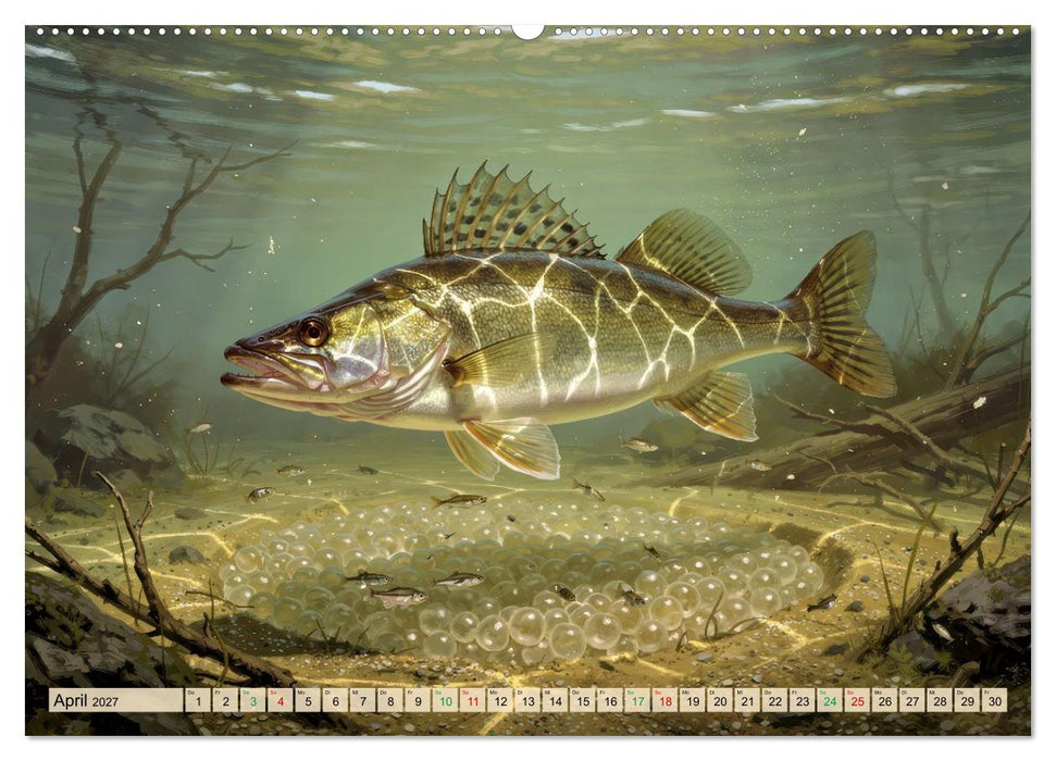 Talsperren - Zander (CALVENDO Premium Wandkalender 2027)