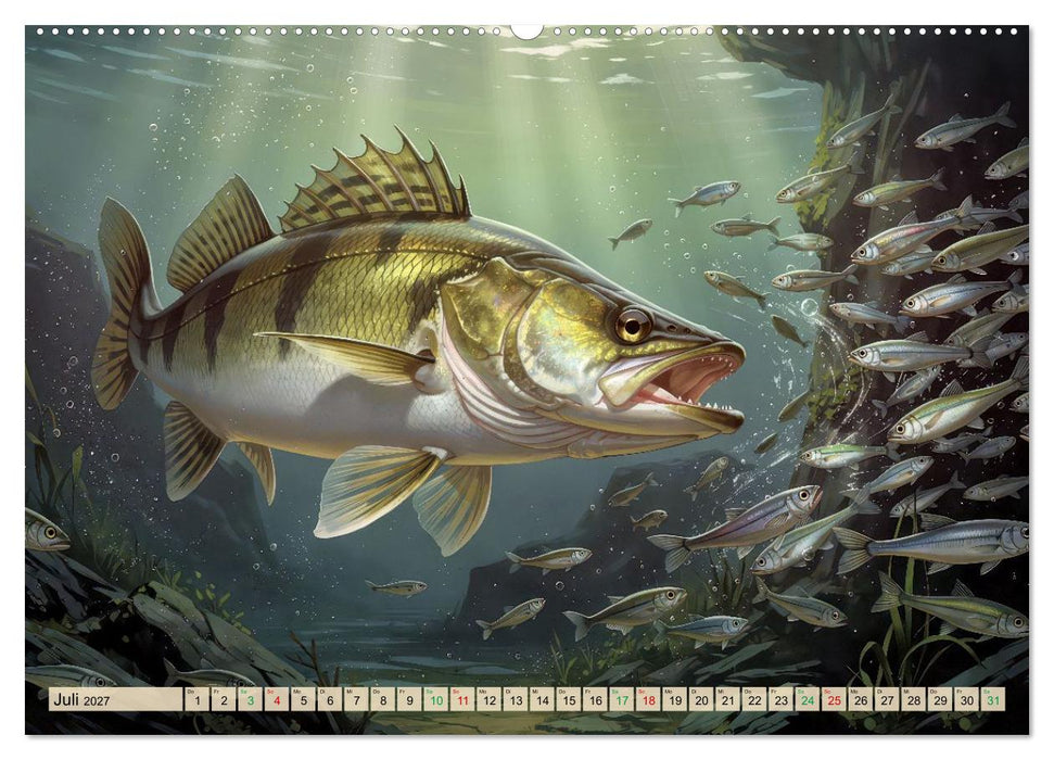 Talsperren - Zander (CALVENDO Premium Wandkalender 2027)