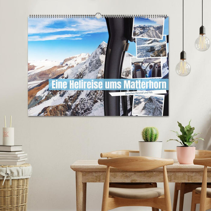 Eine Helireise ums Matterhorn (CALVENDO Wandkalender 2027)