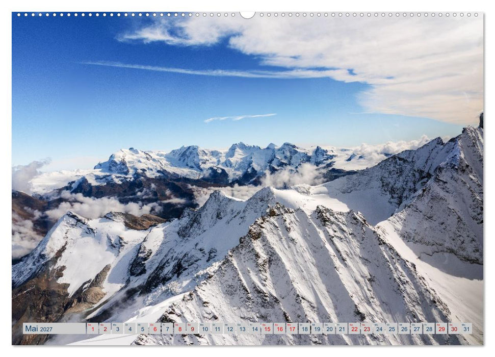 Eine Helireise ums Matterhorn (CALVENDO Premium Wandkalender 2027)