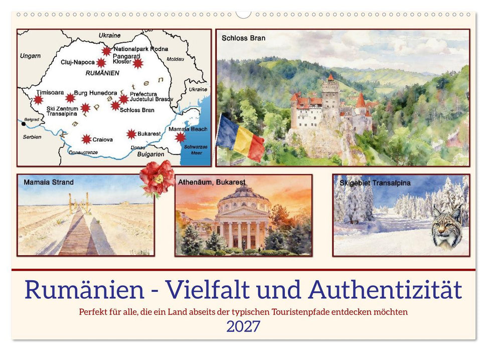 Rumänien - Vielfalt und Authentizität (CALVENDO Wandkalender 2027)