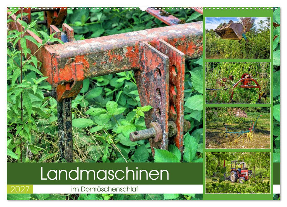 Landmaschinen im Dornröschenschlaf (CALVENDO Wandkalender 2027)