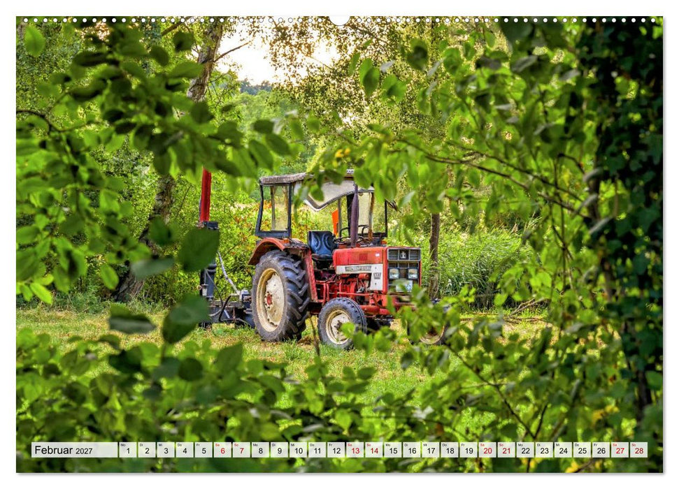 Landmaschinen im Dornröschenschlaf (CALVENDO Wandkalender 2027)