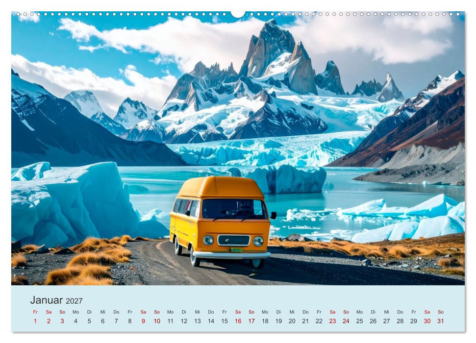 Vanlife Ein Leben auf der Straße (CALVENDO Wandkalender 2027)