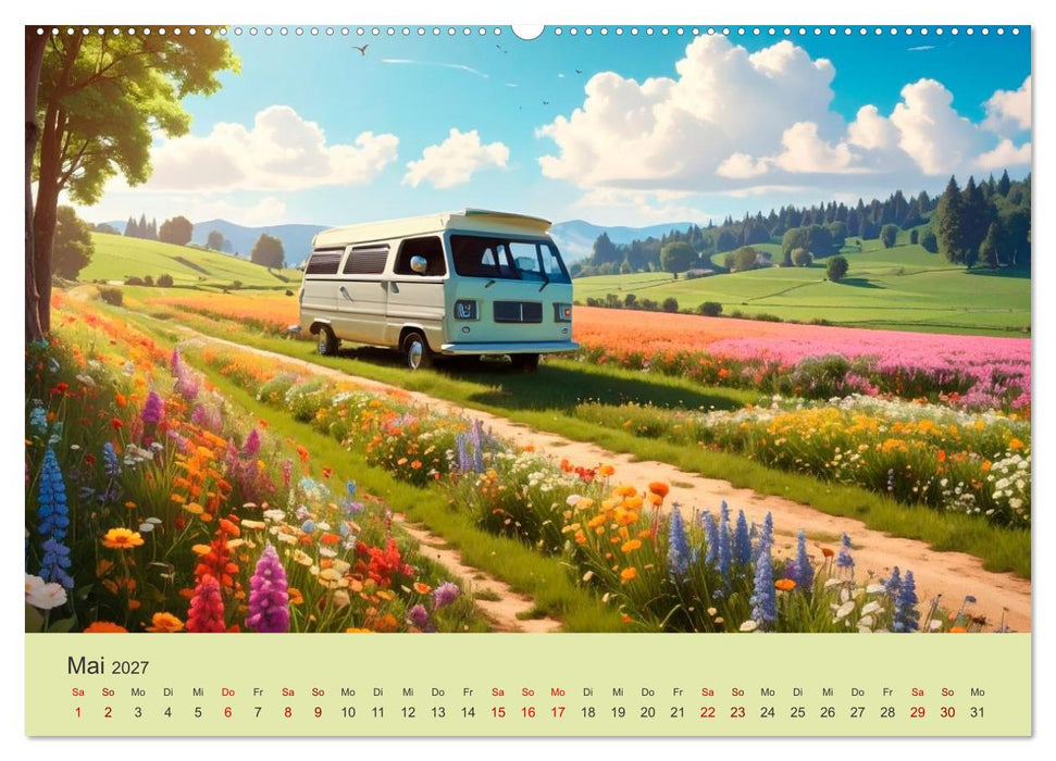 Vanlife Ein Leben auf der Straße (CALVENDO Wandkalender 2027)