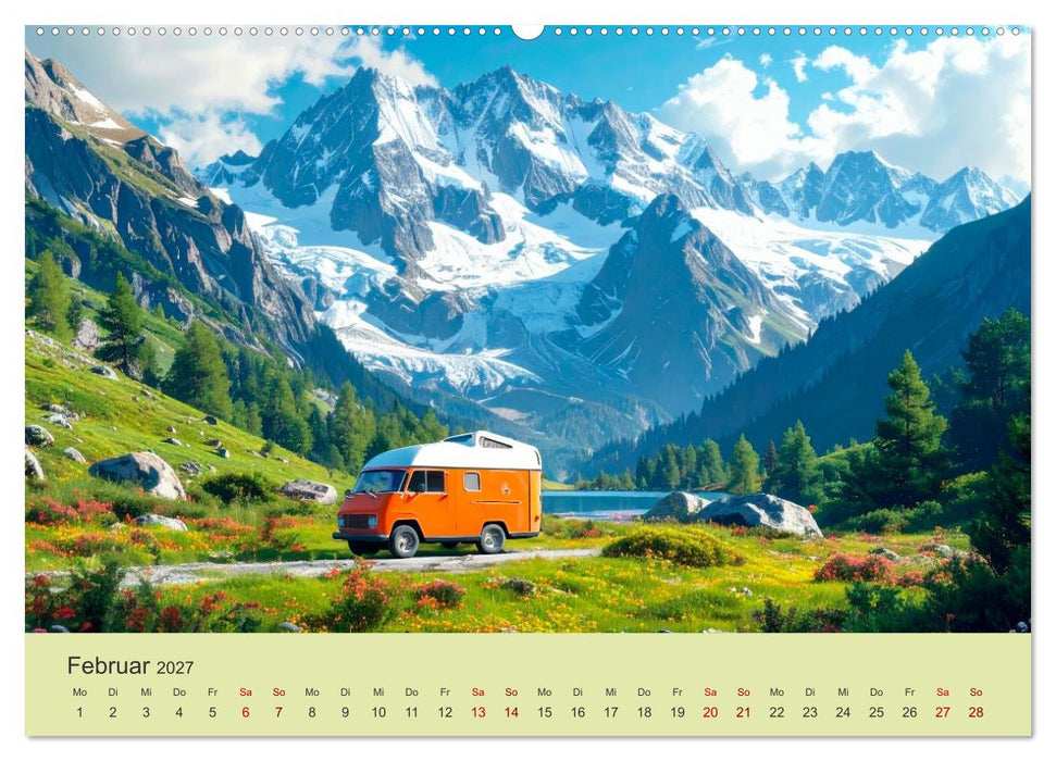 Vanlife Ein Leben auf der Straße (CALVENDO Premium Wandkalender 2027)