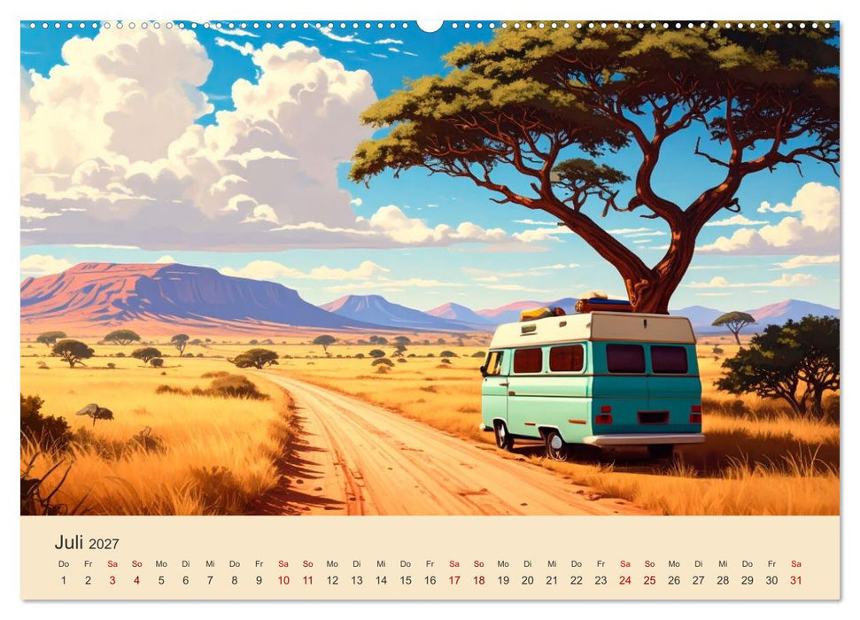 Vanlife Ein Leben auf der Straße (CALVENDO Premium Wandkalender 2027)