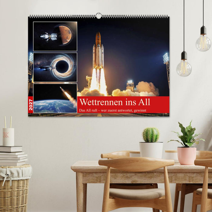 Wettrennen ins All (CALVENDO Wandkalender 2027)