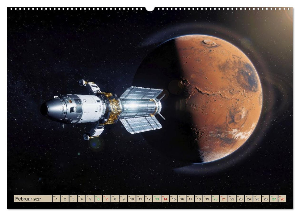 Wettrennen ins All (CALVENDO Wandkalender 2027)