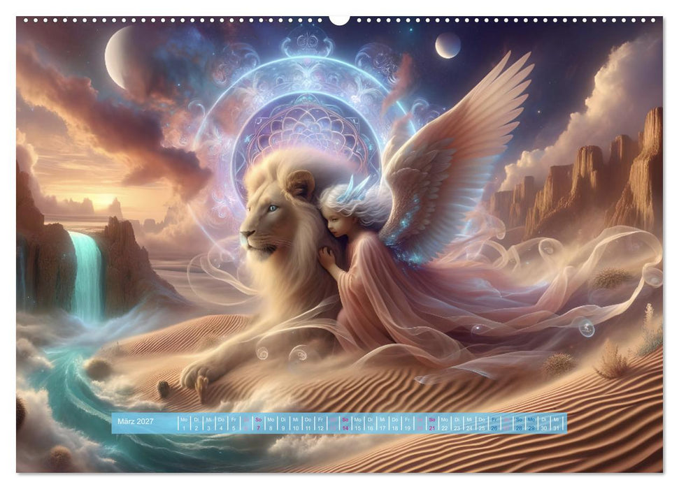 Traumwelt der Krafttiere (CALVENDO Premium Wandkalender 2027)
