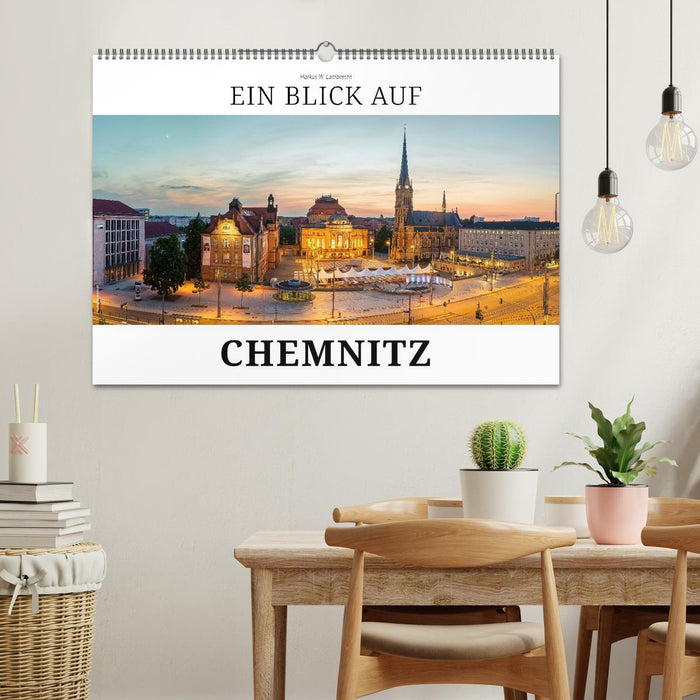 Ein Blick auf Chemnitz in Farbe (CALVENDO Wandkalender 2027)