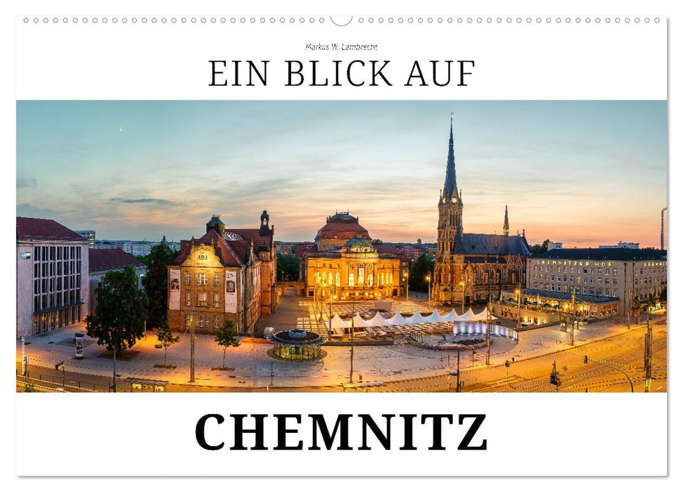 Ein Blick auf Chemnitz in Farbe (CALVENDO Wandkalender 2027)
