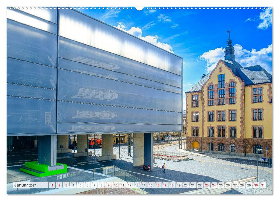 Ein Blick auf Chemnitz in Farbe (CALVENDO Wandkalender 2027)