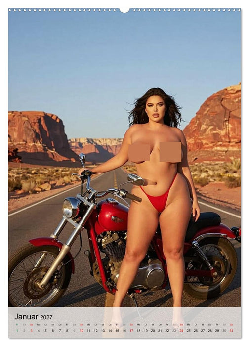Auf dem Bike — Frei und ungezähmt (CALVENDO Wandkalender 2027)