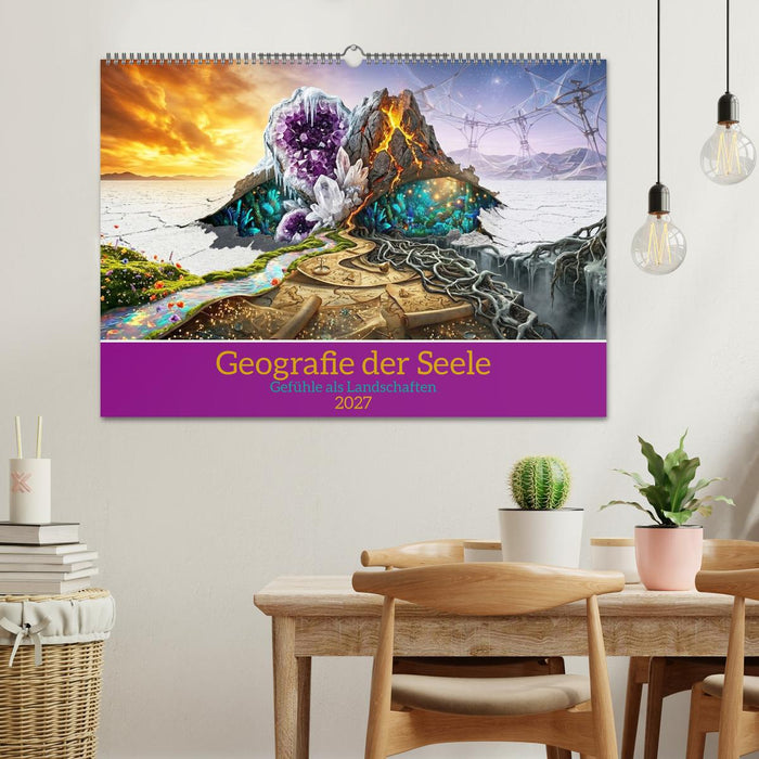 Geografie der Seele - Gefühle als Landschaften (CALVENDO Wandkalender 2027)