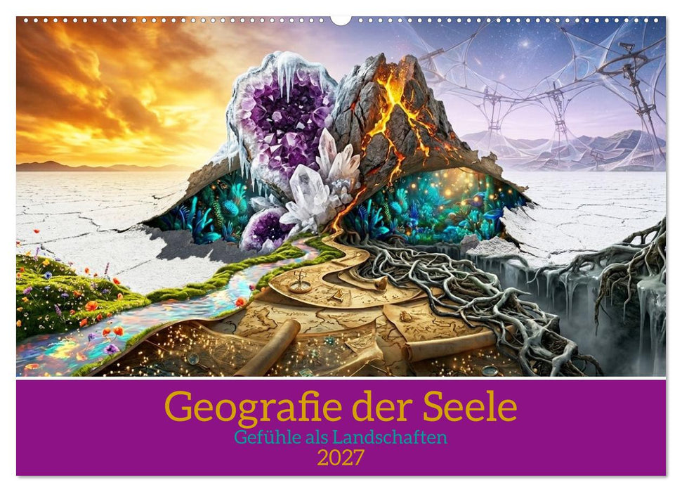 Geografie der Seele - Gefühle als Landschaften (CALVENDO Wandkalender 2027)