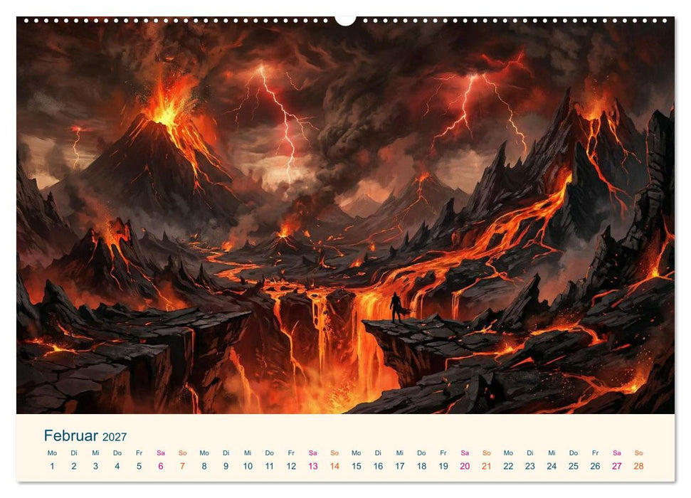 Geografie der Seele - Gefühle als Landschaften (CALVENDO Wandkalender 2027)