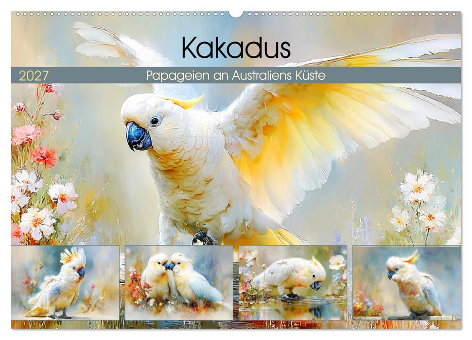 Kakadus. Papageien an Australiens Küste (CALVENDO Wandkalender 2027)