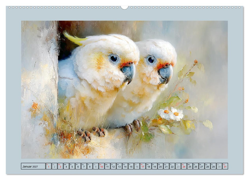 Kakadus. Papageien an Australiens Küste (CALVENDO Wandkalender 2027)