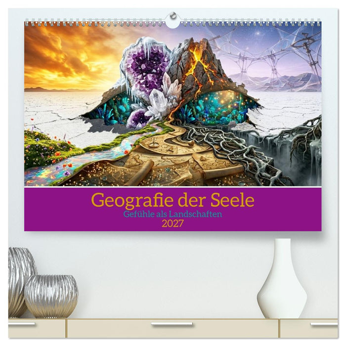 Geografie der Seele - Gefühle als Landschaften (CALVENDO Premium Wandkalender 2027)