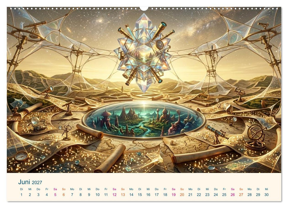 Geografie der Seele - Gefühle als Landschaften (CALVENDO Premium Wandkalender 2027)