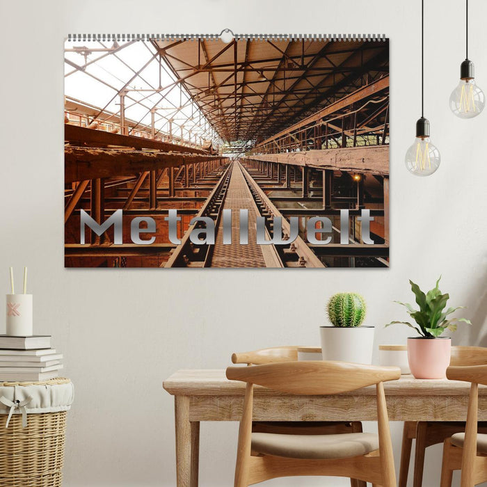 Metallwelt (CALVENDO Wandkalender 2027)