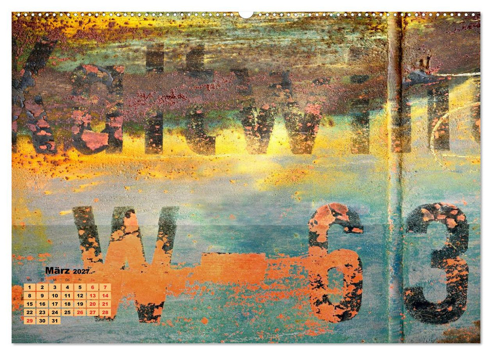 Metallwelt (CALVENDO Wandkalender 2027)