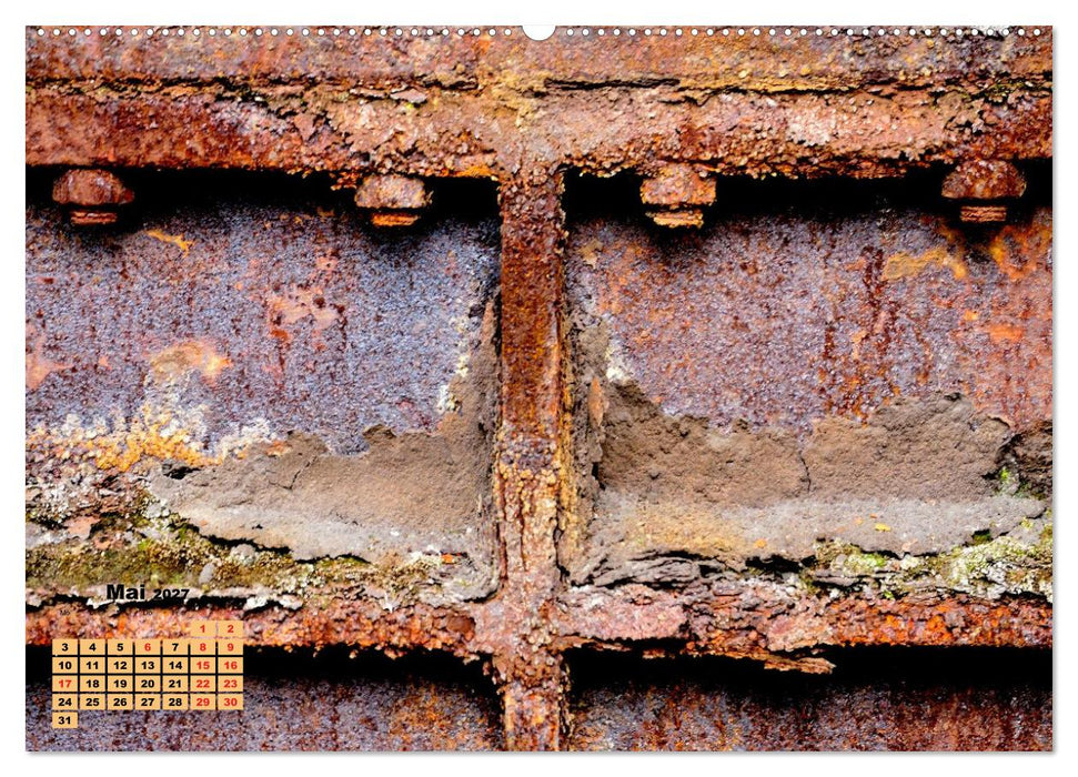Metallwelt (CALVENDO Wandkalender 2027)
