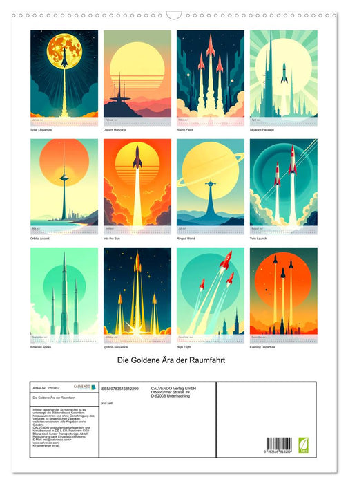 Die Goldene Ära der Raumfahrt (CALVENDO Wandkalender 2027)