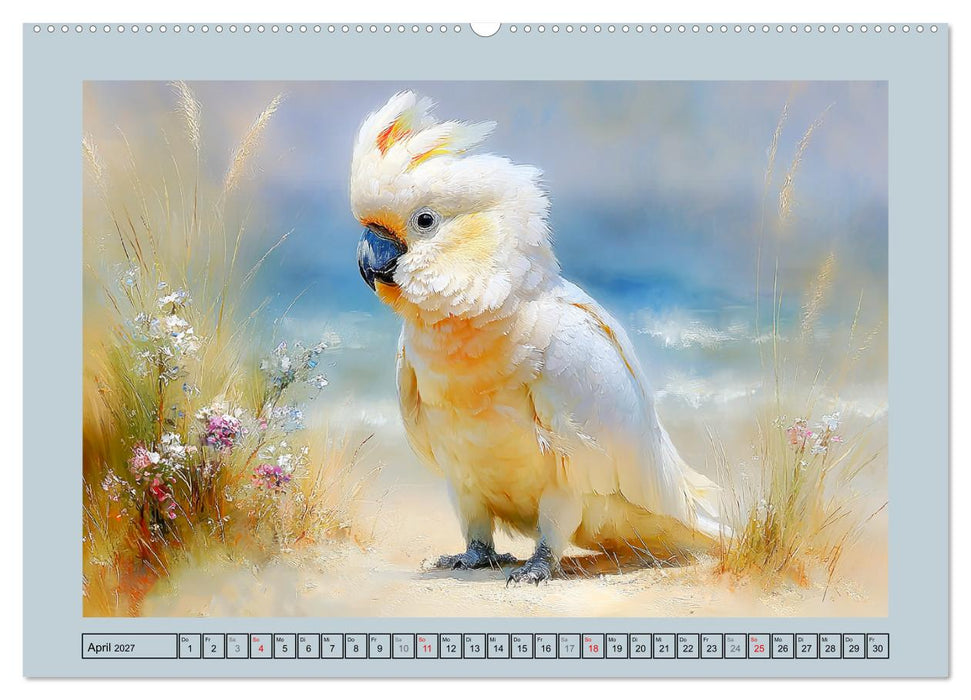 Kakadus. Papageien an Australiens Küste (CALVENDO Premium Wandkalender 2027)